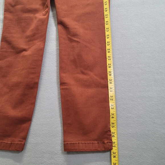 Patchington Pants Womens  Brown Mid Rise Ankle Flat Front Casual Comfort Size 6 - Picture 10 of 14